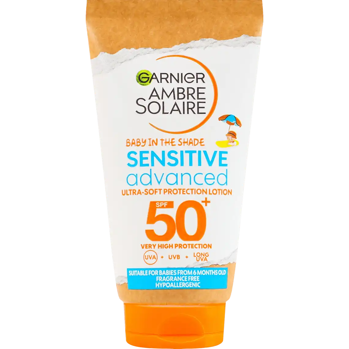 Фото 1 - Сонцезахисний крем-лосьйон Garnier Малюк в тіні SPF 50+ 50 мл