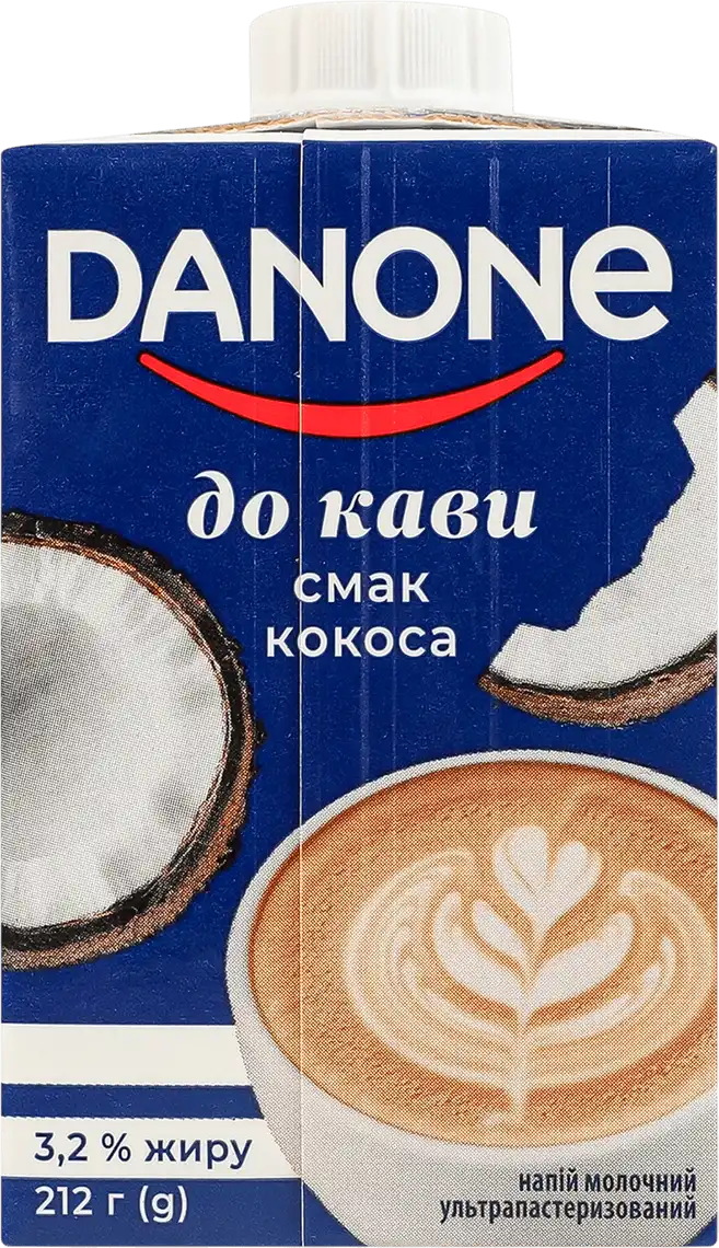 Фото 3 - Напій молочний Danone Кокос 3.2% 212 г