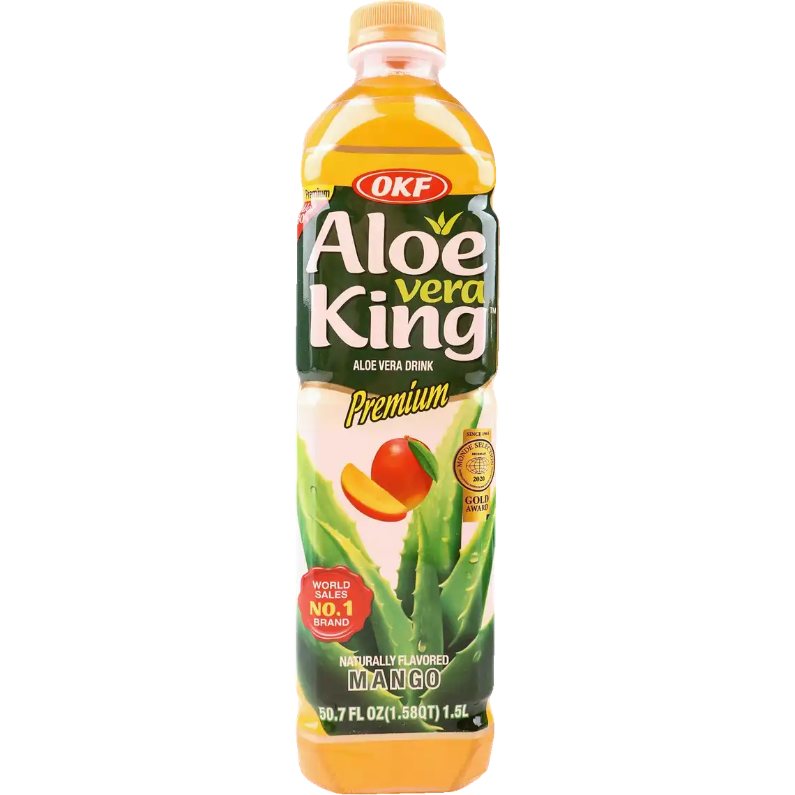 Фото 1 - Напій OKF Aloe Vera King Манго зі шматочками 1.5 л