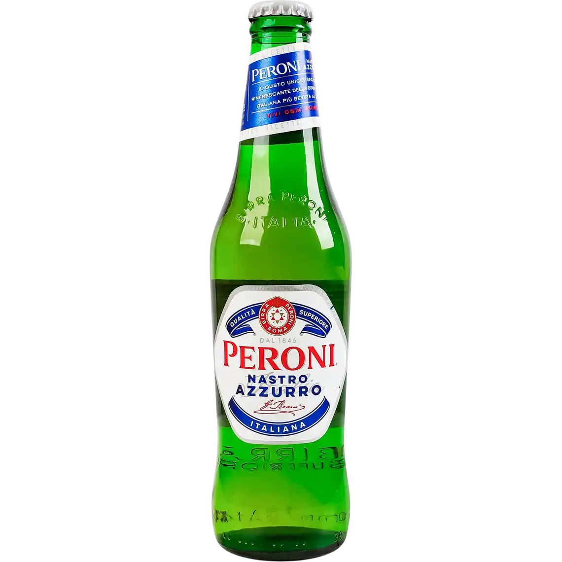 Фото 1 - Пиво Peroni Nastro Azzurro світле 330 мл