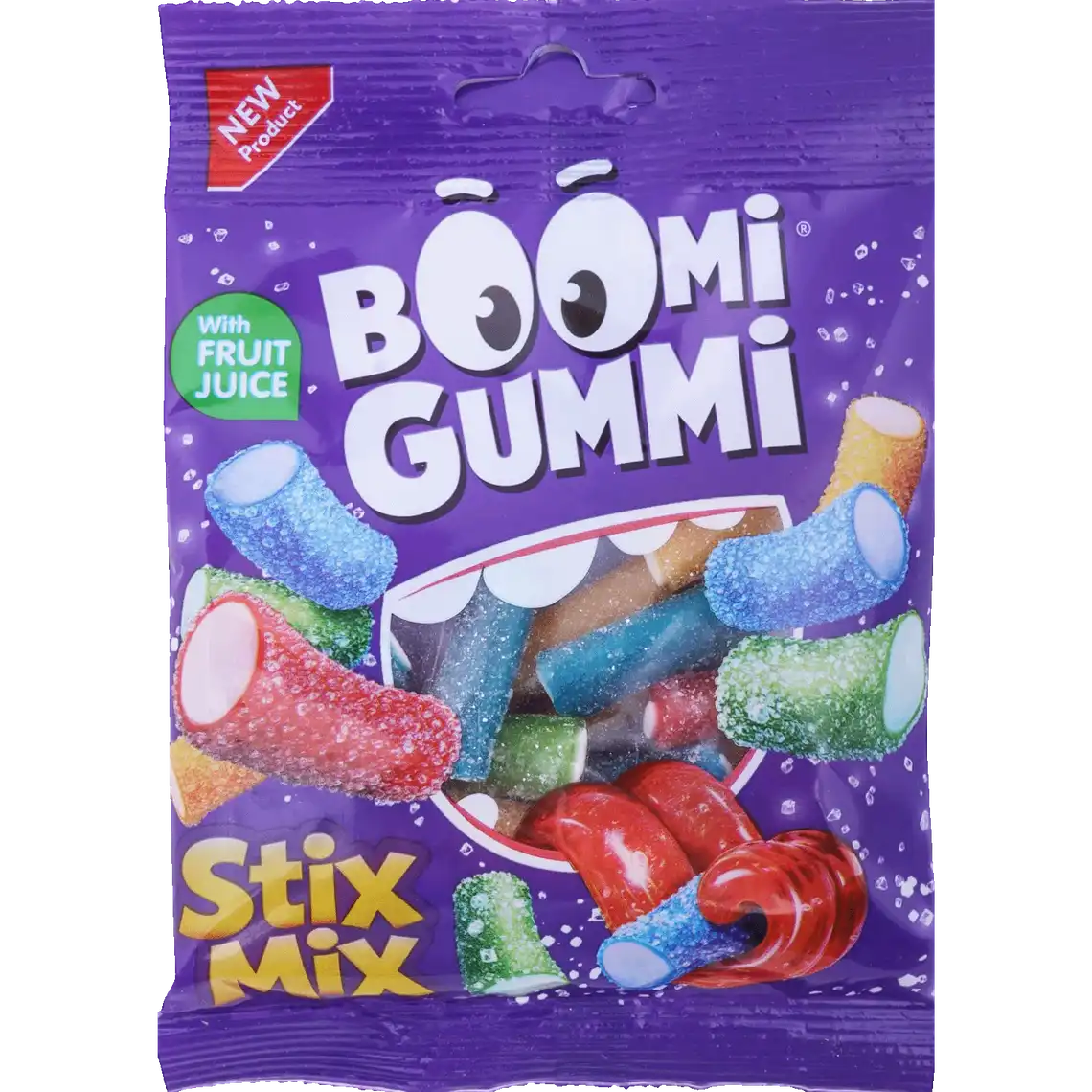 Фото 1 - Цукерки желейні Boomi Gummi Stix Mix 70 г