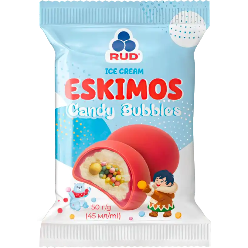 Фото 1 - Десерт Рудь Ескімос Bubbles 50 г