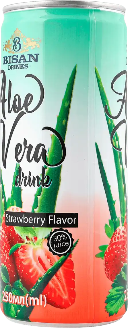 Фото 4 - Напій Bisan Aloe Vera Полуниця 250 мл