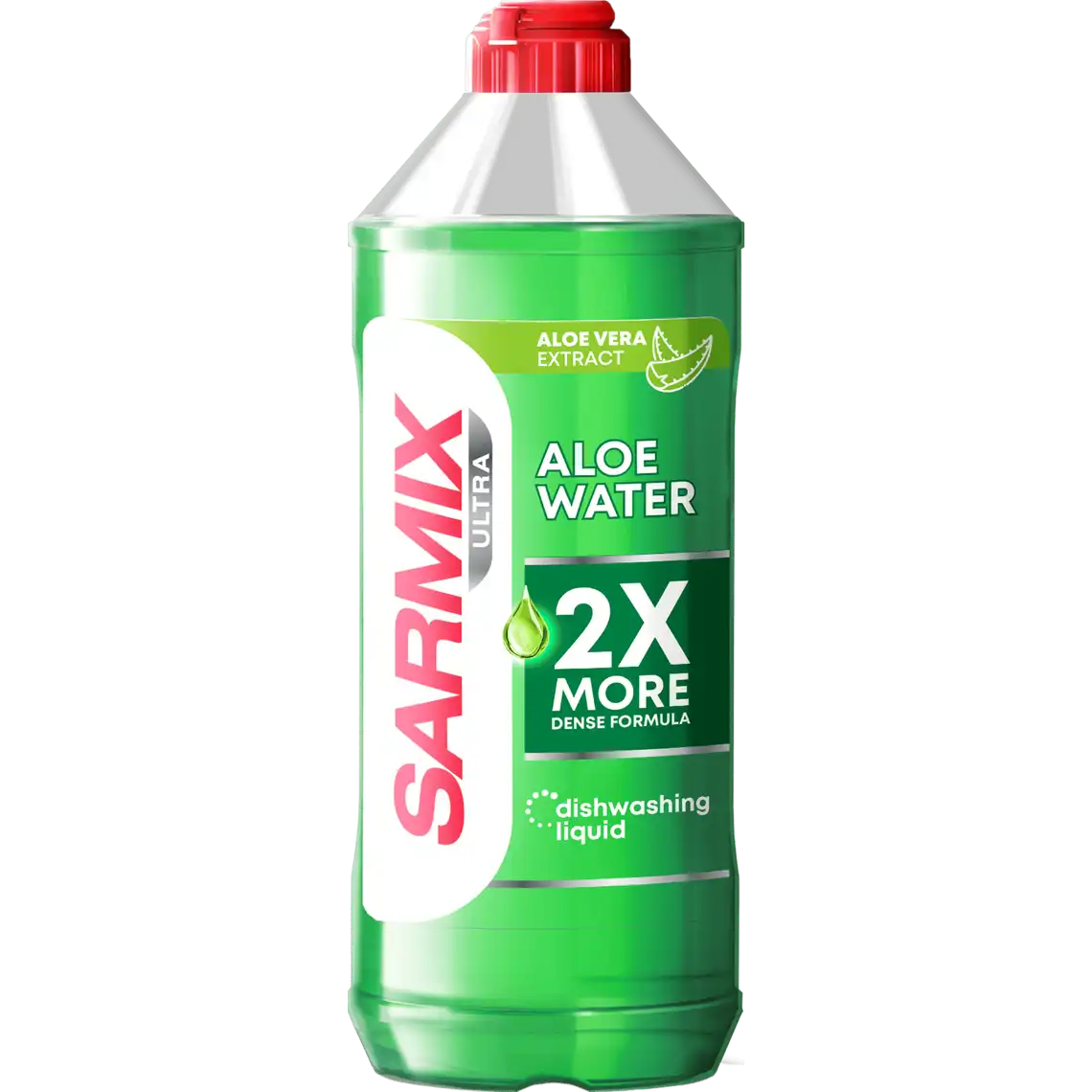 Фото 1 - Гель для миття посуду Sarmix Ultra Aloe Water 500 мл