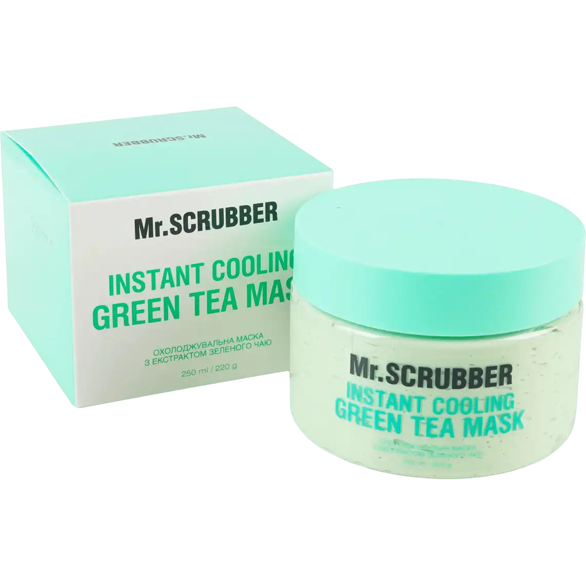 Фото 1 - Маска для обличчя Mr.Scrubber Instant Cooling Green Tea Mask охолоджувальна 250 мл