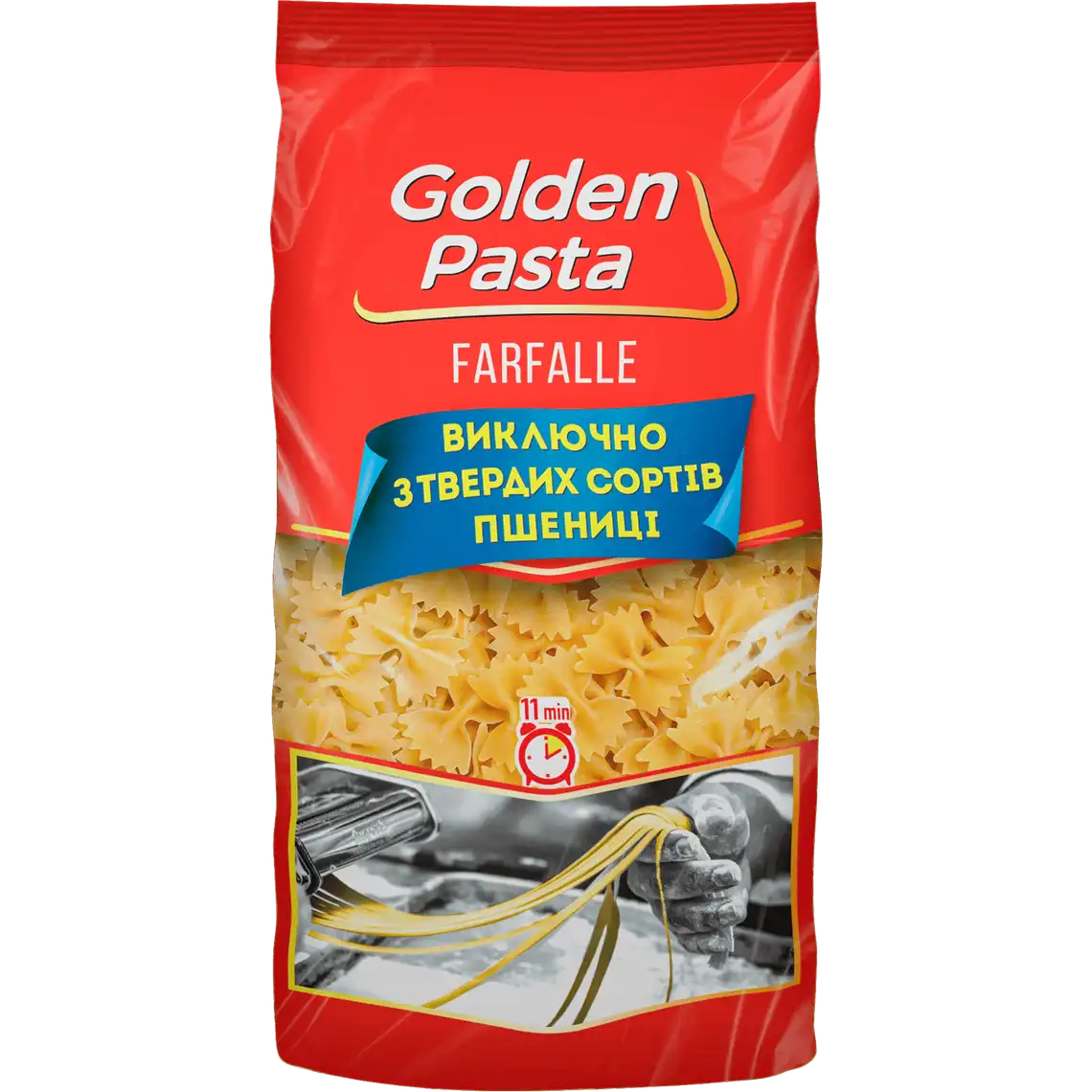 Фото 1 - Макаронні вироби Golden Pasta Farfalle 400 г