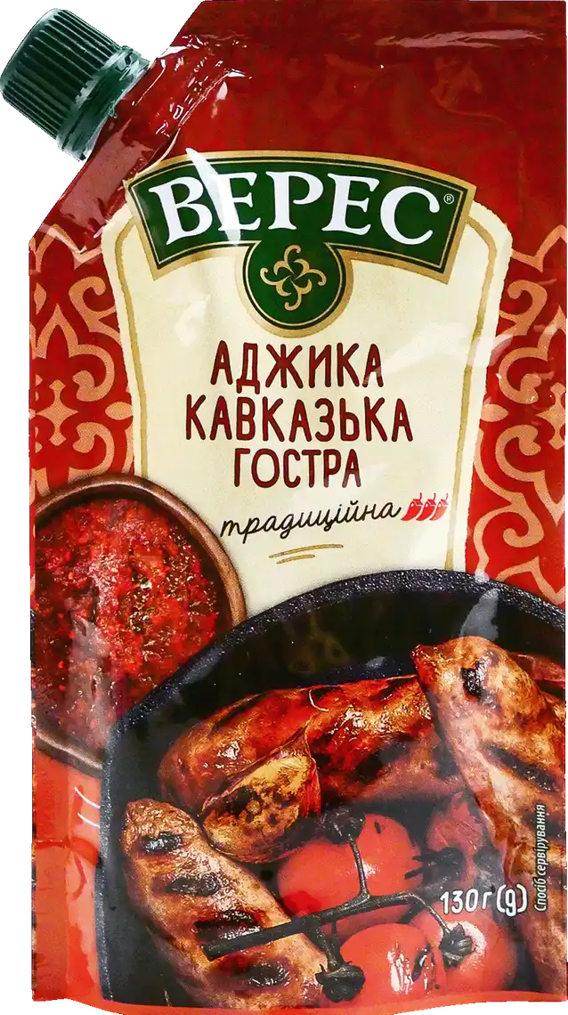 Фото 1 - Аджика Верес Кавказька гостра 130 г