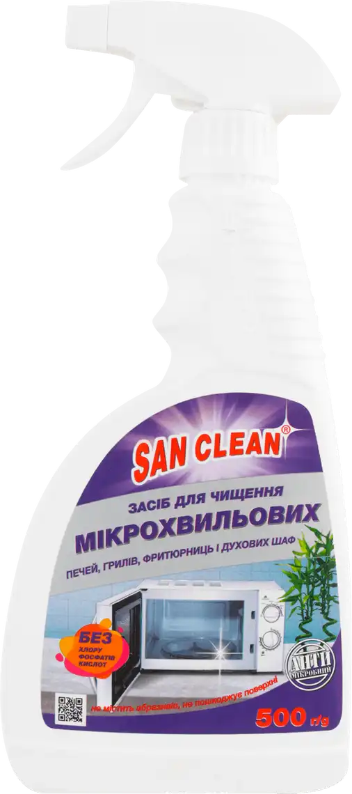 Фото 1 - Засіб для чищення San Clean Універсал для мікрохвильової печі 500 мл