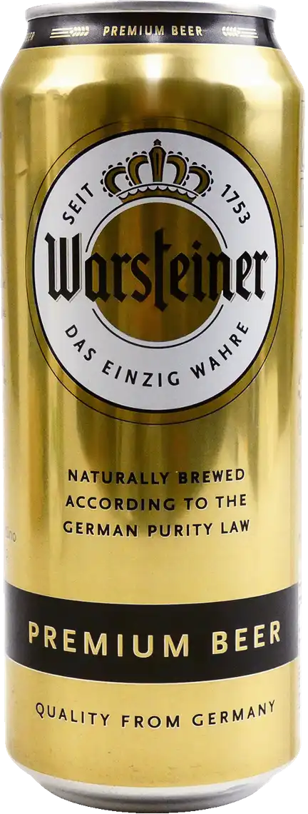 Фото 1 - Пиво Warsteiner Premium Verum світле фільтроване 4.8% 0.5 л