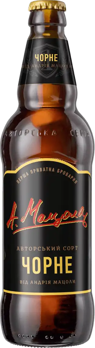 Фото 1 - Пиво Перша Приватна Броварня Чорне 0,5 л