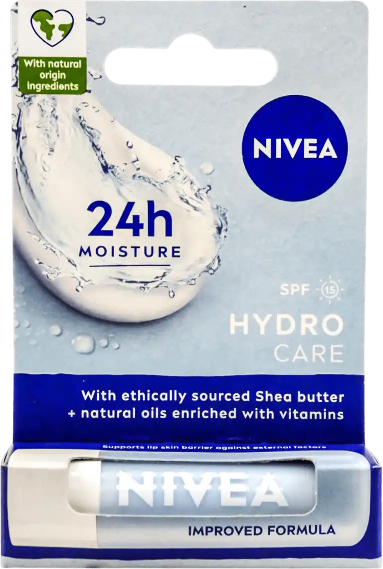Фото 1 - Бальзам для губ Nivea Аква догляд 4,8 г