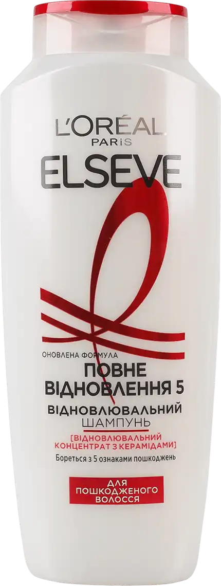 Фото 1 - Шампунь L'Oreal Paris Elseve Повний Відновлення 5 для ослаблених або пошкоджених волосся 400 мл