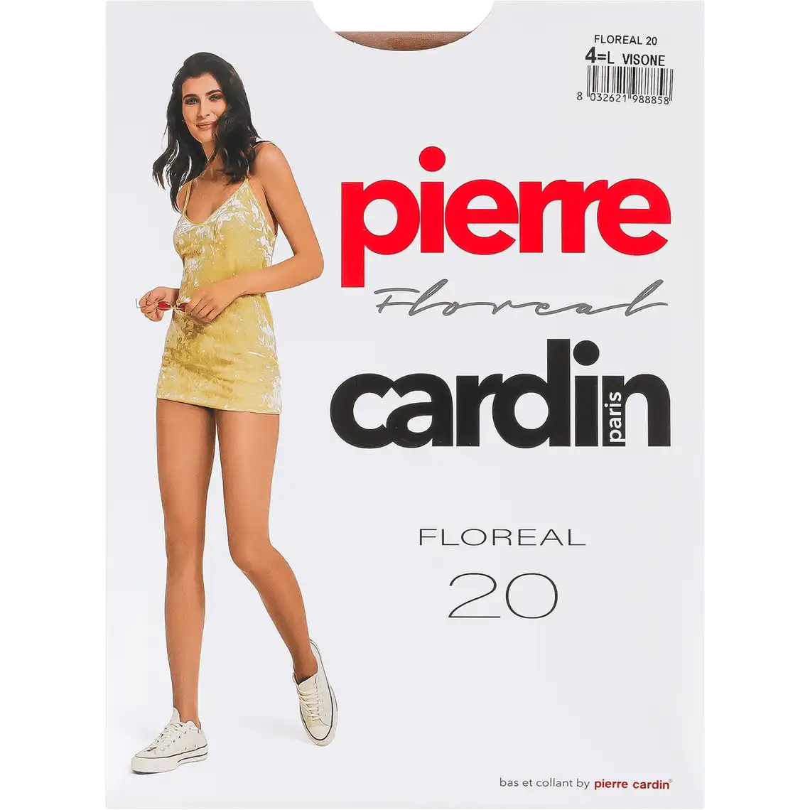 Фото 1 - Колготки жіночі Pierre Cardin Floreal Visone 20 DEN р.4
