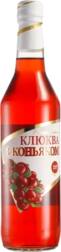 Фото 1 - Настоянка Вдала журавлина з коньяком 0,5 л