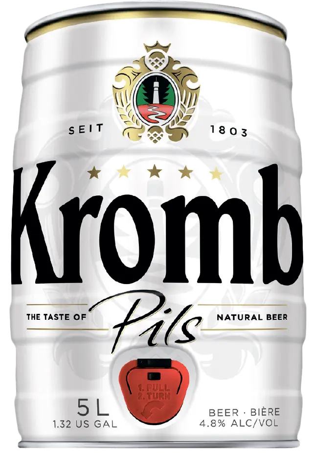 Фото 1 - Пиво Krombacher Pils світле фільтроване 4.8% 5 л