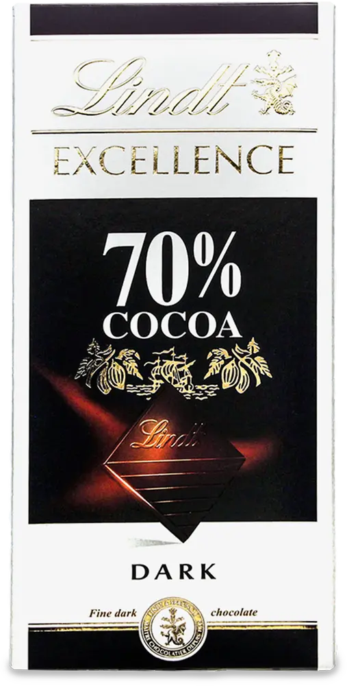 Фото 1 - Шоколад Lindt Excellence гіркий 70% 100 г