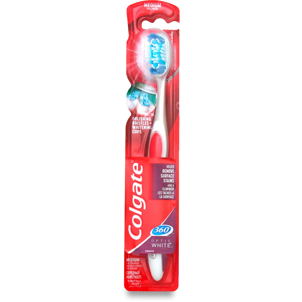 Фото 1 - Щітка зубна Colgate Оптик White 360