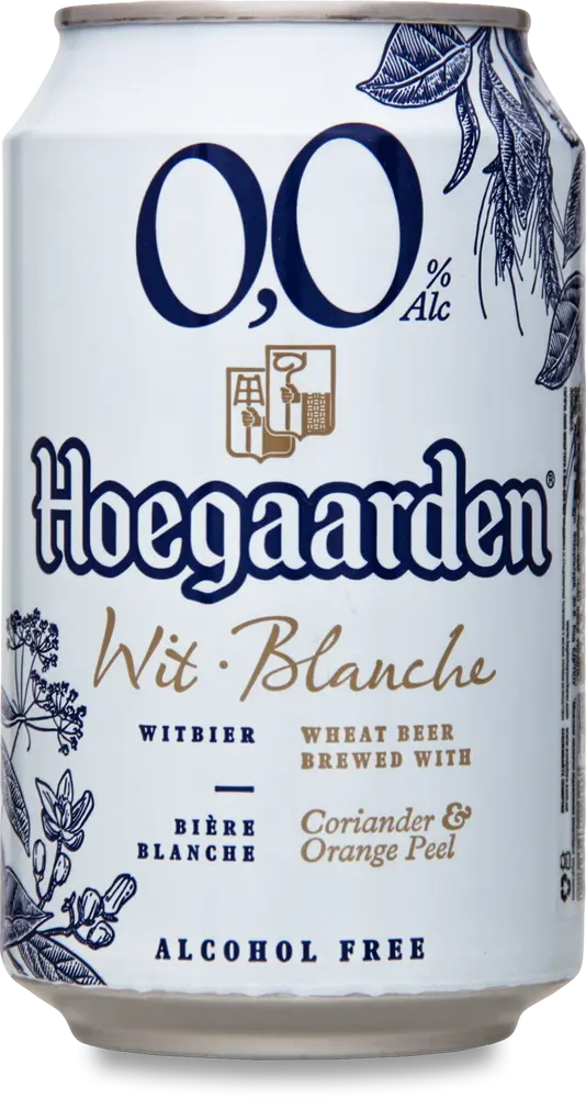 Фото 1 - Пиво Hoegaarden Witbier світле нефільтроване безалкогольне 0.33 л