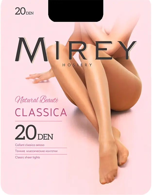 Фото 1 - Колготки жіночі Mirey Classica Nero 20 DEN р.3