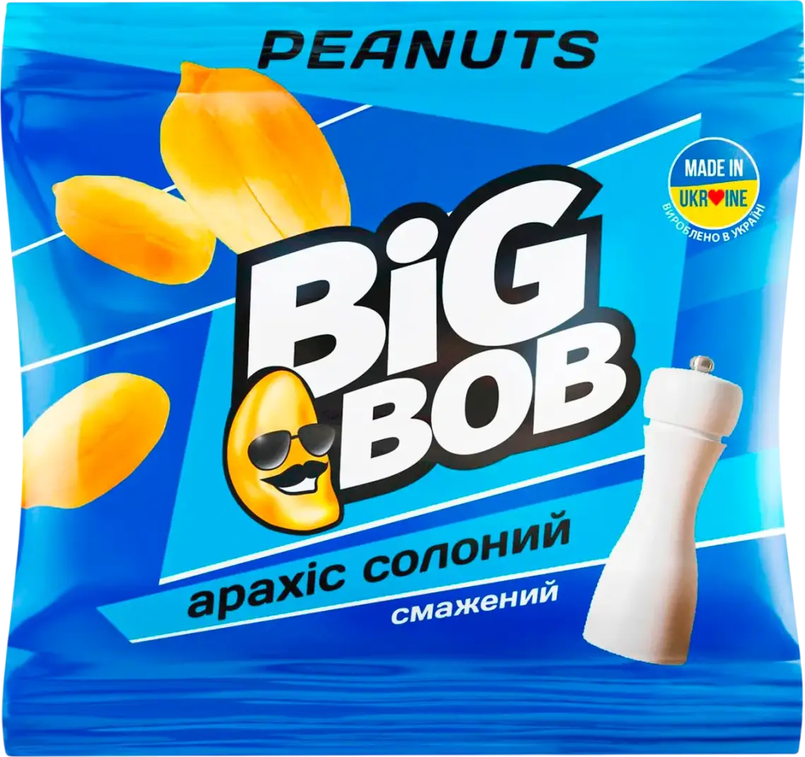 Фото 1 - Арахіс Big Bob солоний 30 г