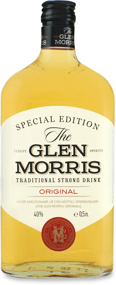 Фото 1 - Напій алкогольний Glen Morris Original 40% 0.5 л