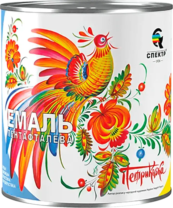Фото 1 - Емаль пентафталева Спектр ПФ-115, сiра, 0,9 кг