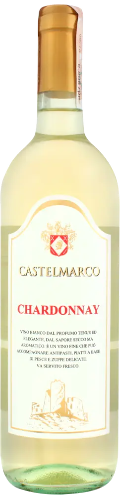 Фото 1 - Вино Castelmarco Chardonnay біле сухе 12% 0.75 л