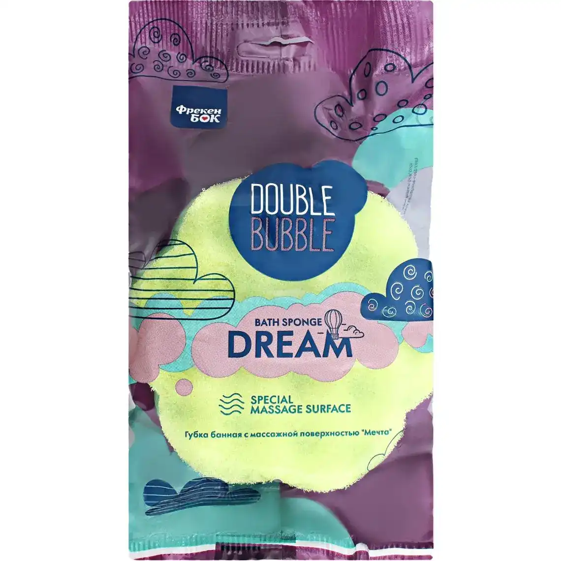 Губка банная Фрекен Бок Dream Double Bubble купить онлайн | заказать в  магазине VARUS