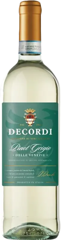 Фото 1 - Вино Decordi Pinot Grigio Delle Venezie біле сухе 13% 0.75 л