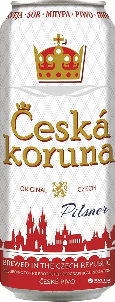 Фото 1 - Пиво Ceska Coruna світле фільтроване 4.1% 0.5 л
