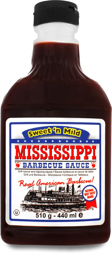 Фото 1 - Соус Mississippi Barbecue Sweet'n Mild 510 г