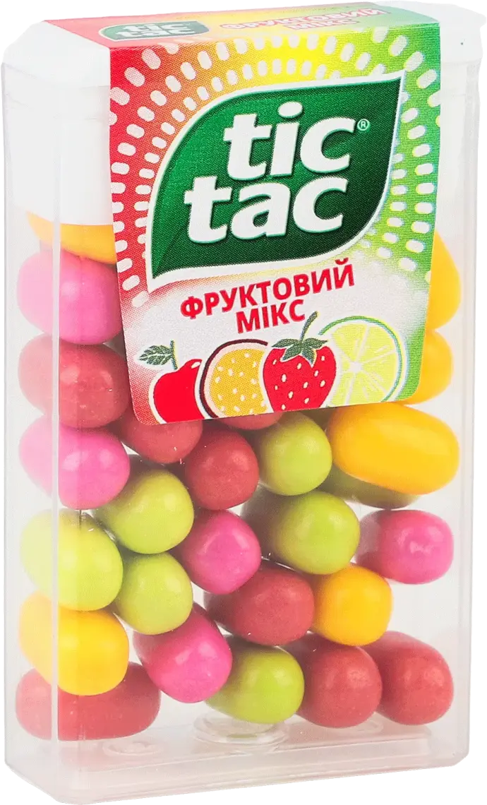Фото 1 - Драже Tic Tac Фруктовий мікс 18 г