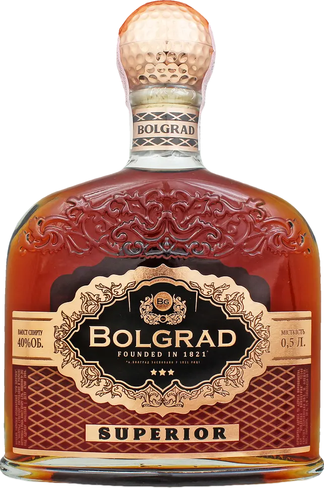 Фото 1 - Коньяк Bolgrad Superior 3 роки витримки 0.5 л