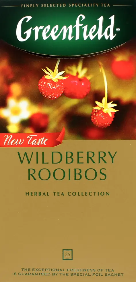 Фото 1 - Чай Greenfield Wildberry Rooibos Herbal collection 25х1.5 г