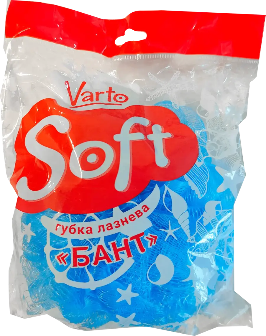 Фото 1 - Губка банна Varto Soft Бант