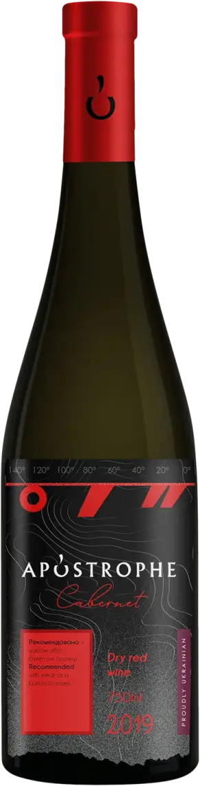 Фото 1 - Вино Apostrophe Cabernet червоне сухе 0.75 л