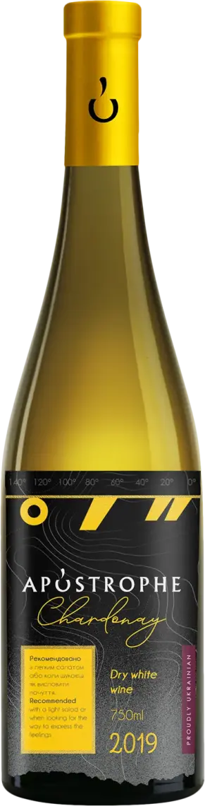 Фото 1 - Вино Apostrophe Chardonnay біле сухе 0.75 л