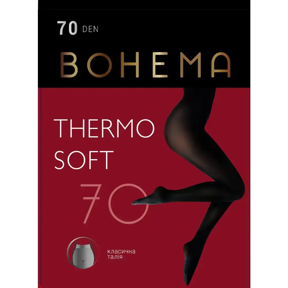 Колготы BOHEMA Thermo Soft женские черный 70 ден размер 2 купить онлайн |  заказать в магазине VARUS