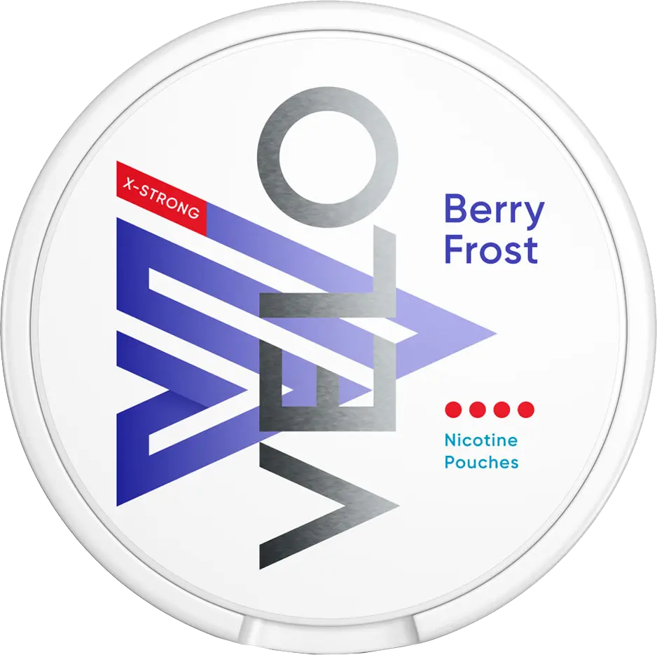 Фото 1 - Паучі Velo Berry Frost X-Strong безтютюнові нікотинові