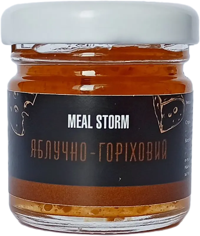 Фото 1 - Соус Meal Storm яблучно-горіховий 40 г