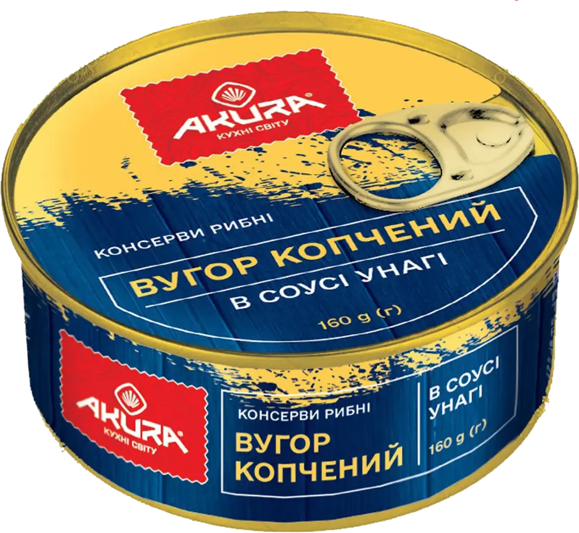 Фото 1 - Вугор копчений Akura в соусі Унагі 160 г