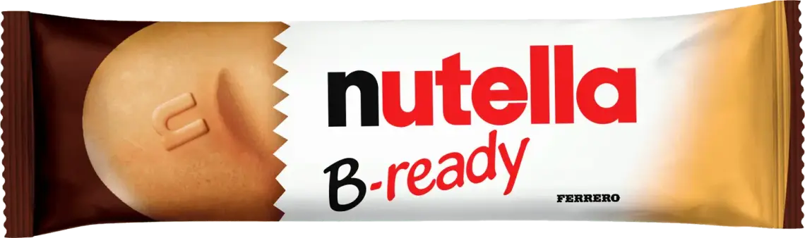 Фото 1 - Вафлі Nutella B-ready з начинкою з горіхової пасти з какао та вафельних кульок 22 г