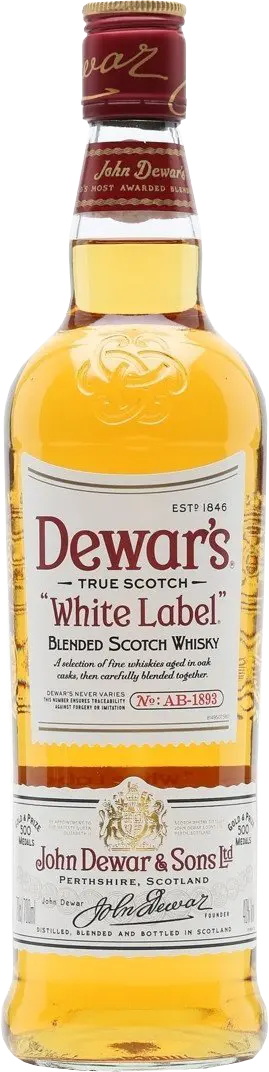 Фото 1 - Віскі Dewar's White Label купажований 40% 1 л