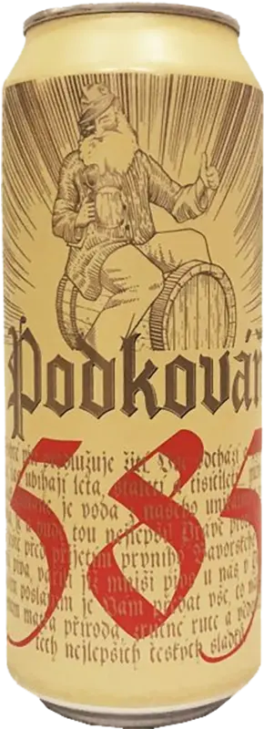 Фото 1 - Пиво Podkovan Lager світле відфільтроване 5% 0.5 л