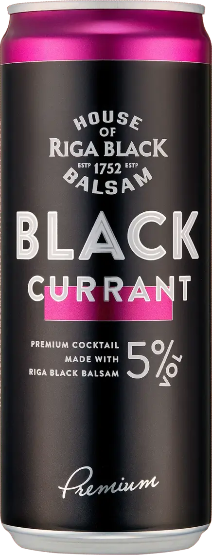 Фото 1 - Напій слабоалкогольний Riga Black Balsam Currant Cocktail 0,33 л