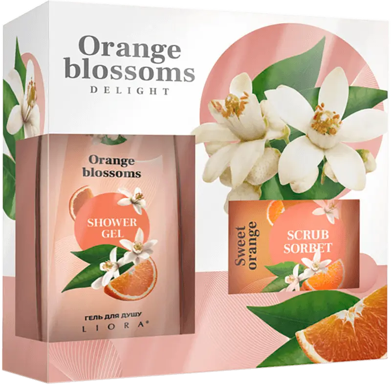 Фото 1 - Набір Liora Orange blossoms косметичний 