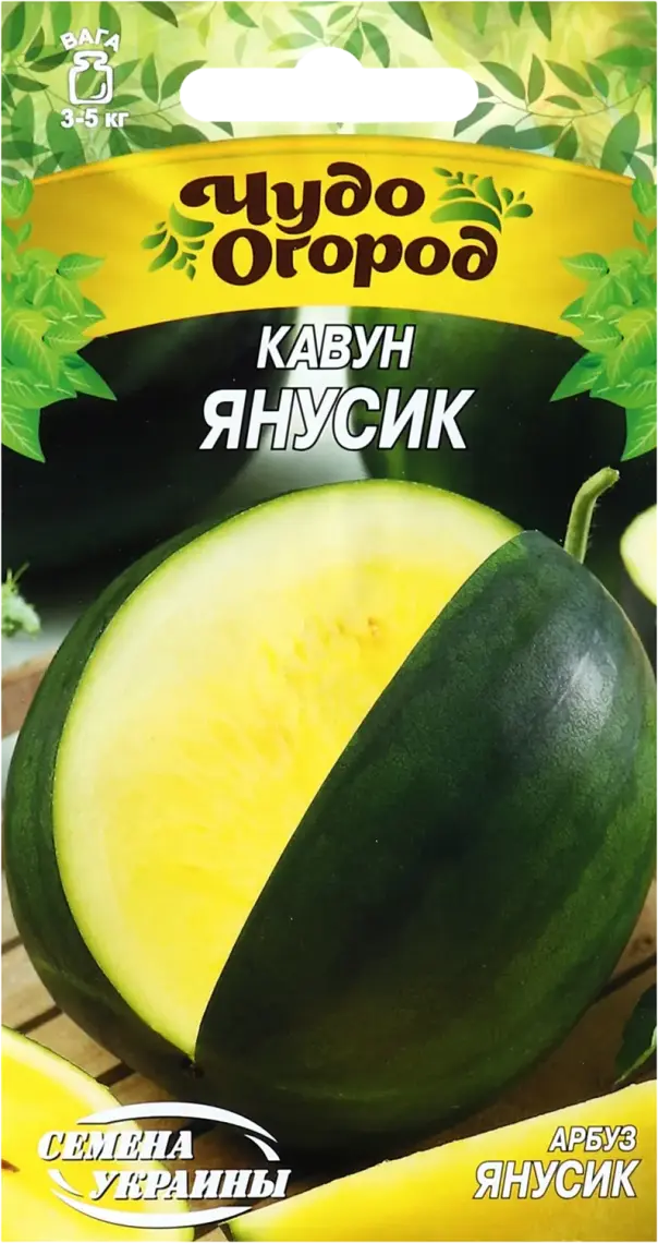Фото 1 - Насіння Насіння України Арбуз Янусик 1 г