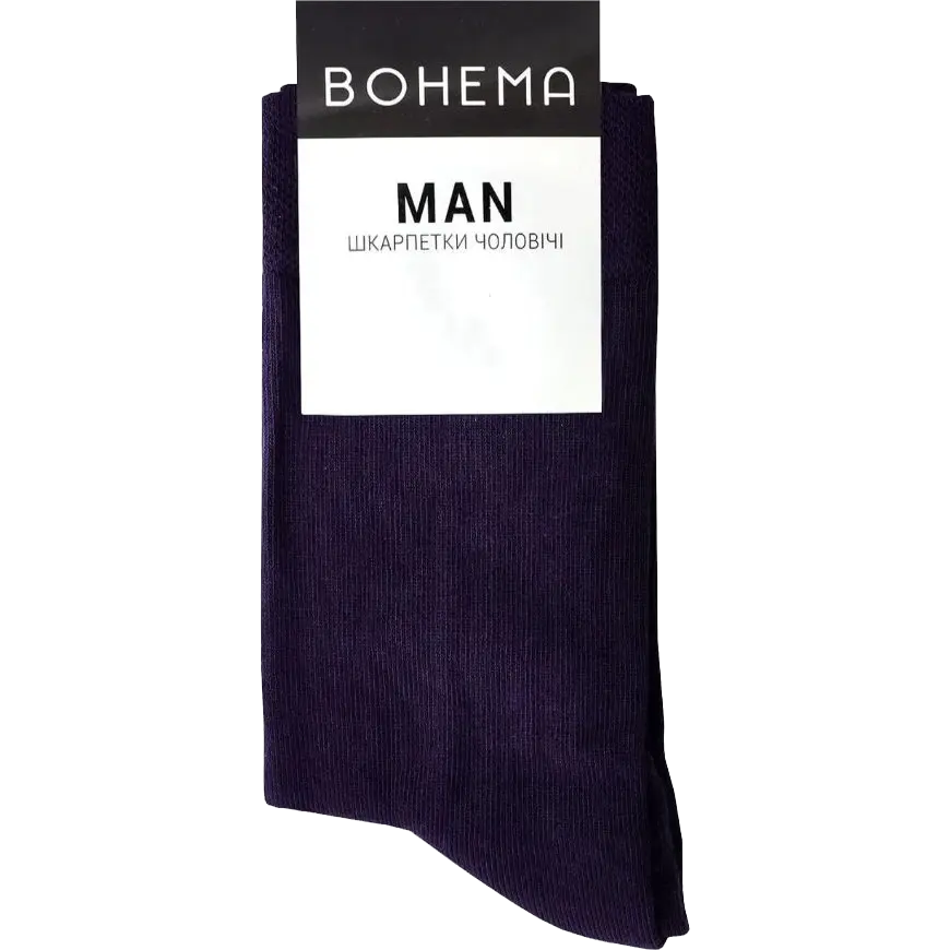 Фото 1 - Шкарпетки BOHEMA Класік чоловічі високі сині р.25-27