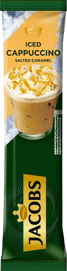 Фото 1 - Кавовий напій Jacobs Iced Latte Caramel 17.8 г