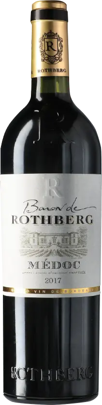 Фото 1 - Вино Baron de Rothberg Medoc червоне сухе 0.75 л